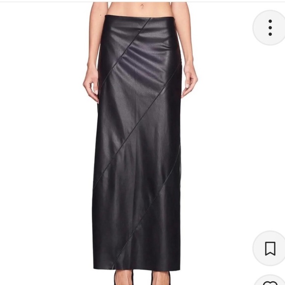 🦇I AM GIA🦇LEATHER MAXI NWOT👁️👁️👁️👁️👁️👁️👁️👁️👁️👁️👁️👁️👁️ - Picture 3 of 7